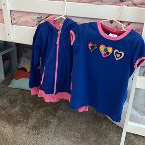 Cute Hoodie and Tee Shirt Set Size 6